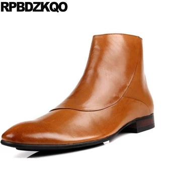 Short Fall Square Toe Men Ankle Brown Formal Full Grain Shoes Designer Italian Booties High Top Chunky Mens Zipper Dress Boots
Short Fall Square Toe Men Ankle Brown Formal Full Grain Shoes Designer Italian Booties High Top Chunky Mens Zipper Dress Boots