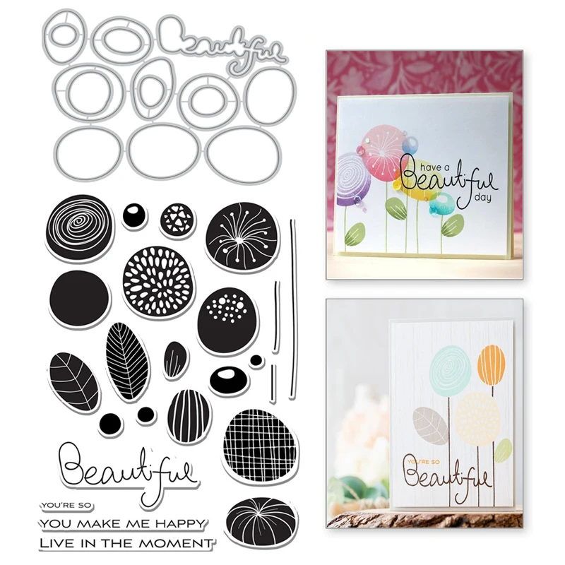 Naifumodo Leaf Circle Flower Metal Cutting Dies and Clear Stamps Beautiful Letter Scrapbooking New 2019 For Card Making Craft
Naifumodo Leaf Circle Flower Metal Cutting Dies and Clear Stamps Beautiful Letter Scrapbooking New 2019 For Card Making Craft