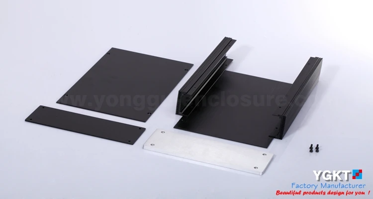 180*60-220mm(WxH-D)extruded black aluminum case / aluminum electronic enclosures
180*60-220mm(WxH-D)extruded black aluminum case / aluminum electronic enclosures