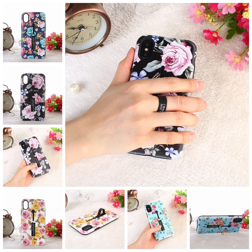 For iPhone X Flower Phone Case For iPhone 7 8 6 6s Plus Retro Rose Floral Marble Image Back Cover Hide Ring Stand Holder Cases
For iPhone X Flower Phone Case For iPhone 7 8 6 6s Plus Retro Rose Floral Marble Image Back Cover Hide Ring Stand Holder Cases