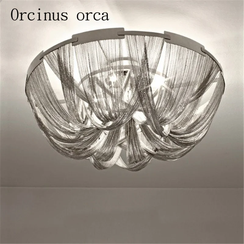 Modern minimalist luxury tassels aluminum chains ceiling lights atmosphere living room bedroom hotel villa lamp Postage free
Modern minimalist luxury tassels aluminum chains ceiling lights atmosphere living room bedroom hotel villa lamp Postage free