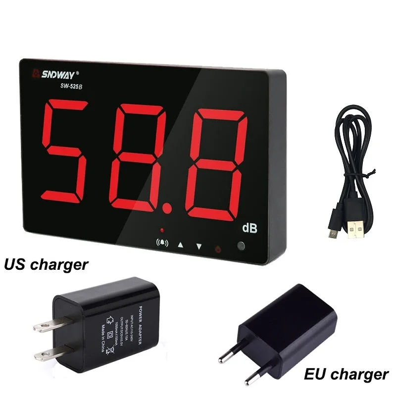 Noise Meter Digital Sound level Meter 30~130dB Large Display Restaurant Bar/Home/Office Wall Hanging Type Noise Decibel Meter
Noise Meter Digital Sound level Meter 30~130dB Large Display Restaurant Bar/Home/Office Wall Hanging Type Noise Decibel Meter