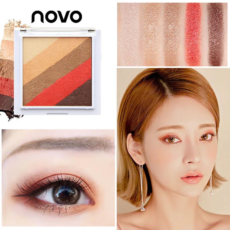 Novo Rainbow 5 Color Eyeshadow Palette Shimmer Eye Shadow Makeup Long Lasting Beauty Cosmetics Matte Eyeshadow Pigment Make Up
Novo Rainbow 5 Color Eyeshadow Palette Shimmer Eye Shadow Makeup Long Lasting Beauty Cosmetics Matte Eyeshadow Pigment Make Up