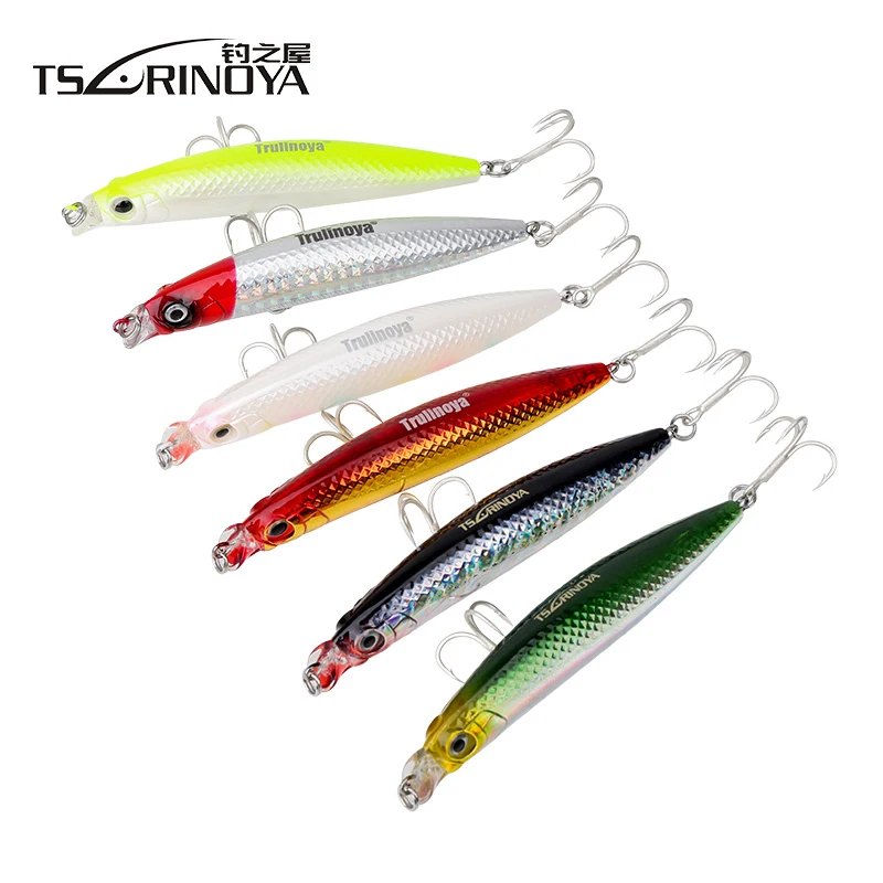 Tsurinoya DW18 90mm/10g Depth 0.5m Minnow Lure Plastic Hard Fishing Lures Minnows Bait With Treble Hooks
Tsurinoya DW18 90mm/10g Depth 0.5m Minnow Lure Plastic Hard Fishing Lures Minnows Bait With Treble Hooks