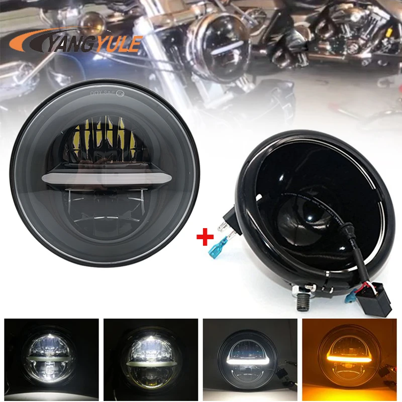 Motorcycle 5 3/4 inch led headlight Housing Bucket Mounting Bracket for H- Davidson 5.75 inch 50W Hi/Lo projector headlamp 
Motorcycle 5 3/4 inch led headlight Housing Bucket Mounting Bracket for H- Davidson 5.75 inch 50W Hi/Lo projector headlamp