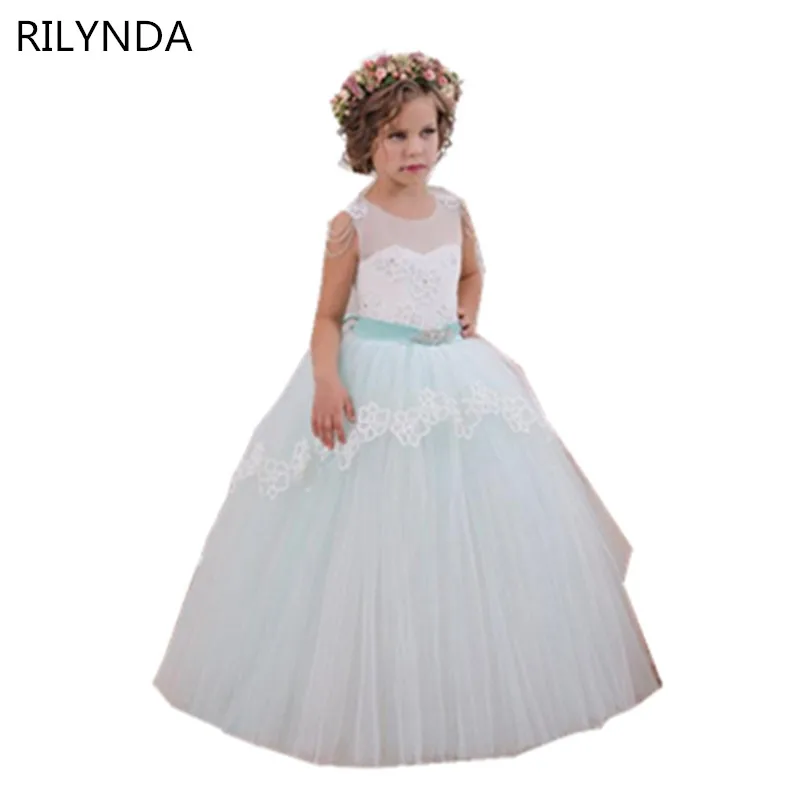 New Girl Communion Dress White Formal Ankle Length Bow Sash Ball Gowns Sleeveless O-Neck Robe De Mariage 2016 Enfant Longue
New Girl Communion Dress White Formal Ankle Length Bow Sash Ball Gowns Sleeveless O-Neck Robe De Mariage 2016 Enfant Longue