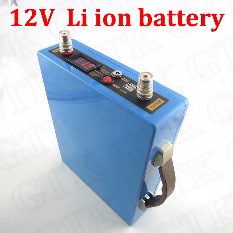 waterproof 12V 50ah li-ion lithium battery 18650 bms USB port for backup power flashlight camping Inverter toy car + 5A charger
waterproof 12V 50ah li-ion lithium battery 18650 bms USB port for backup power flashlight camping Inverter toy car + 5A charger