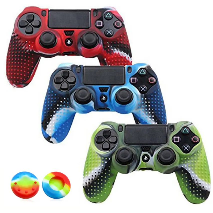 2 in 1 Anti-slip Protector Cover For Dualshock 4 PS4 Slim Pro Controller Studded Skin Premium Protective Soft Silicone Grip Case
2 in 1 Anti-slip Protector Cover For Dualshock 4 PS4 Slim Pro Controller Studded Skin Premium Protective Soft Silicone Grip Case