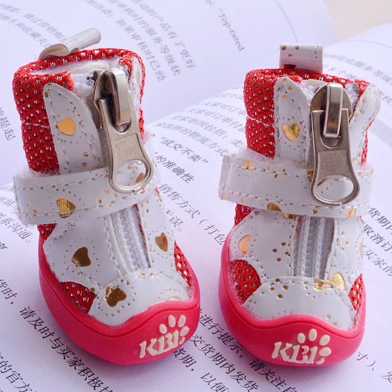 Heart Pet Shoes For Dogs 1035 Dachshund Mesh Breathable New 4pcs/lot Pink/Red/Black/Purple Cat Brand Accessories Supplies
Heart Pet Shoes For Dogs 1035 Dachshund Mesh Breathable New 4pcs/lot Pink/Red/Black/Purple Cat Brand Accessories Supplies