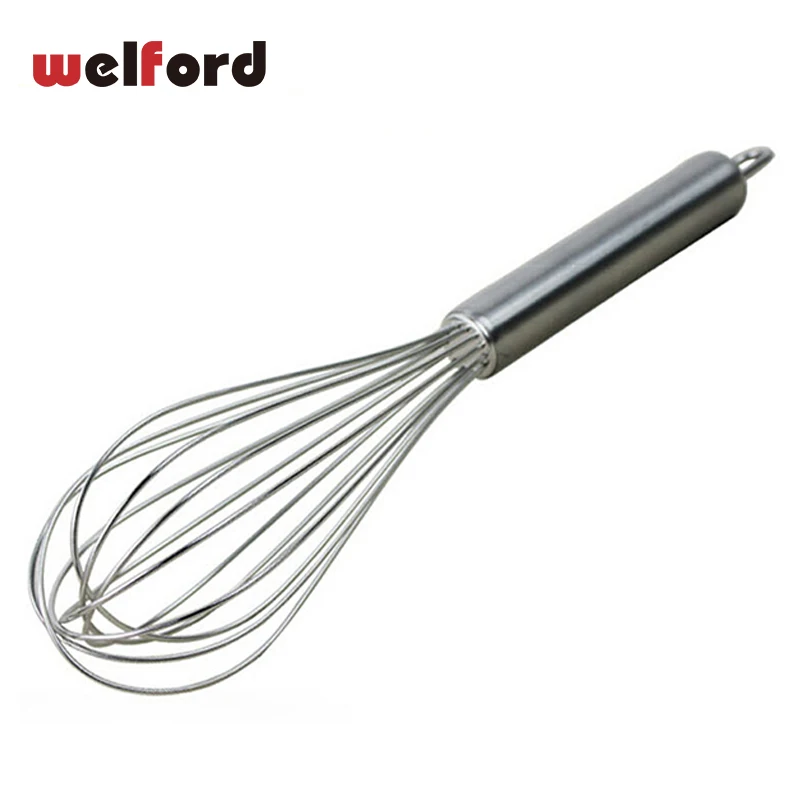 Manual Stainless Steel Whisk Handle Mixer Balloon Egg Beaters 12 inch Kitchen Tools Gadgets Stiring Accessories | Дом и сад