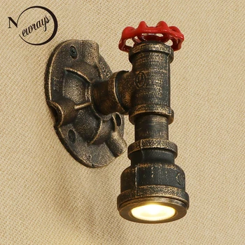 LED Loft Industrial Nordic style luminaire iron rust Water pipe retro wall lamp sconce lights for living room restaurant bedroom
LED Loft Industrial Nordic style luminaire iron rust Water pipe retro wall lamp sconce lights for living room restaurant bedroom