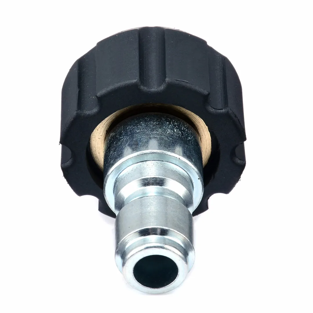 1pc Quick Release Female Connector Adapter Fitting For Pressure Washer 14mm M22 * 3/8