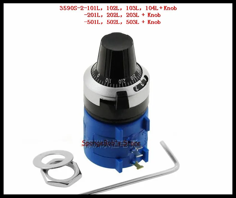2 компл./лот 3590S-2-501L/502L/503L точный многооборотный потенциометр + Поворотный Счетный циферблат Вращающаяся ручка 6,35 мм
2 компл./лот 3590S-2-501L/502L/503L точный многооборотный потенциометр + Поворотный Счетный циферблат Вращающаяся ручка 6,35 мм