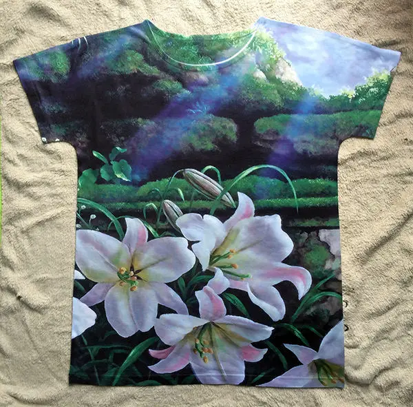 Track Ship+Vintage Retro Summer Fresh T-shirt Top Tee Elegant Rare White Lily Lilium in Bloom at Garden
Track Ship+Vintage Retro Summer Fresh T-shirt Top Tee Elegant Rare White Lily Lilium in Bloom at Garden
