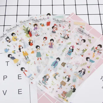 6 Sheets Sweet Girls Diary PVC Sticker Cute Kawaii Sticky Notes Planner Stickers for Notebook Diary Office Stationery Decoration
6 Sheets Sweet Girls Diary PVC Sticker Cute Kawaii Sticky Notes Planner Stickers for Notebook Diary Office Stationery Decoration