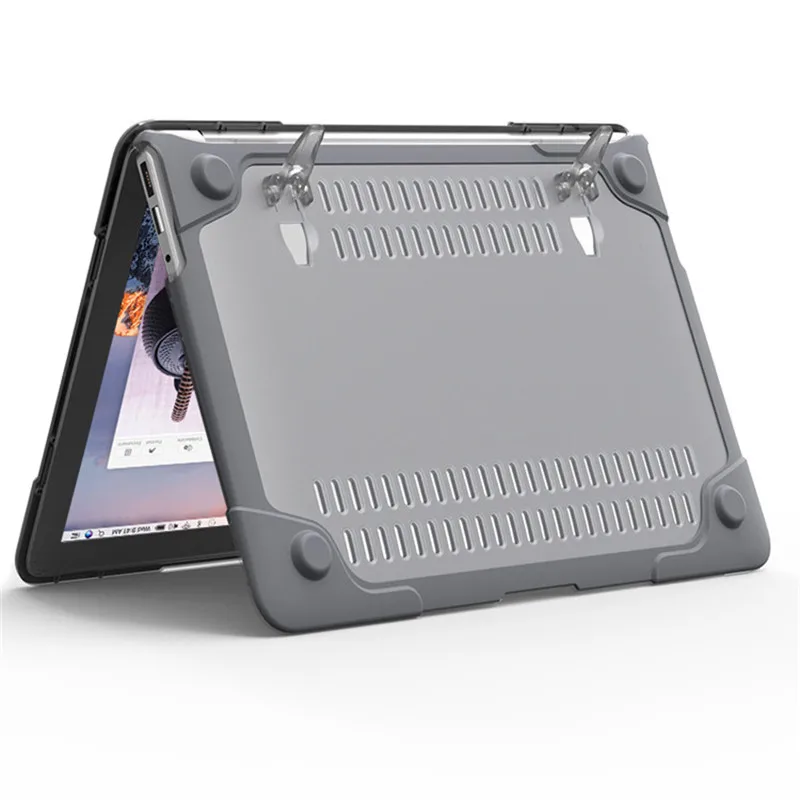 Laptop case for Apple Macbook air 13 2018 Cover Full Protection Stand function PC and TPU Ruged Shell Holder Shockproof A1932
Laptop case for Apple Macbook air 13 2018 Cover Full Protection Stand function PC and TPU Ruged Shell Holder Shockproof A1932