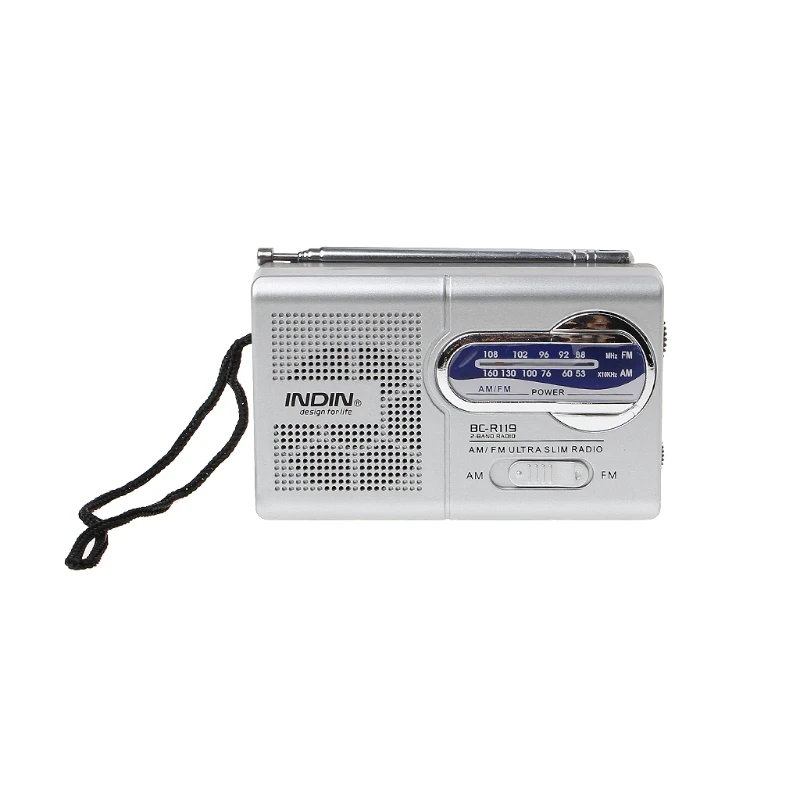1pcs New BC-R119 Portable Mini Radio 2-Band AM FM World Receiver Retractable Antenna DC 3V
1pcs New BC-R119 Portable Mini Radio 2-Band AM FM World Receiver Retractable Antenna DC 3V