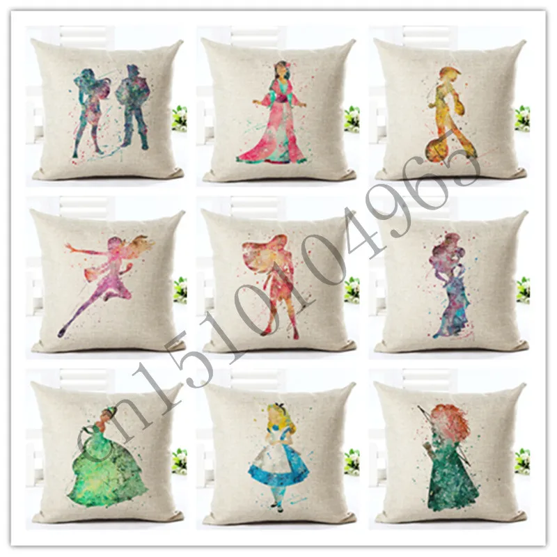 Cartoon Style Colorful Girls Cushion Sofa Throw Pillowcase Home Decor Cojines Cotton Linen Square Printed Almofadas
Cartoon Style Colorful Girls Cushion Sofa Throw Pillowcase Home Decor Cojines Cotton Linen Square Printed Almofadas