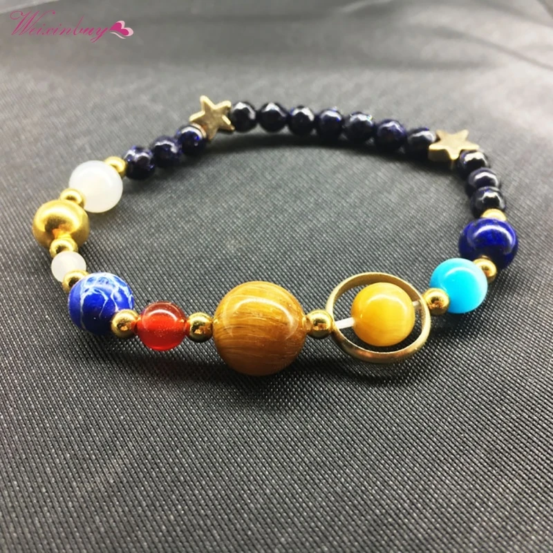 Beads Bracelet Fashion Universe Planets Beads Frosted Black White Jewelry Natural Solar System Energy Bangles For Women Men F1
Beads Bracelet Fashion Universe Planets Beads Frosted Black White Jewelry Natural Solar System Energy Bangles For Women Men F1
