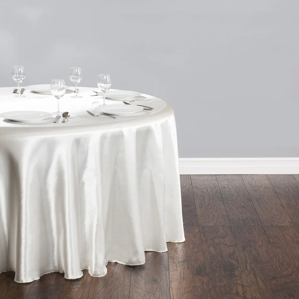 10Pcs Ivory 70" Round Elegant Satin Tablecloths Table Decoration For Wedding Party Banquet Free Shipping
10Pcs Ivory 70" Round Elegant Satin Tablecloths Table Decoration For Wedding Party Banquet Free Shipping