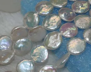 Genuine Natural Golden White AA 13 14mm Luster Coin FW Pearls 7491
Genuine Natural Golden White AA 13 14mm Luster Coin FW Pearls 7491