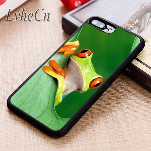 LvheCn RED EYED EXOTIC TREE FROG phone Case cover For iPhone 5 6 6s 7 8 plus X XR XS max 11 12 Pro Samsung Galaxy S8 S9 S10 | Мобильные