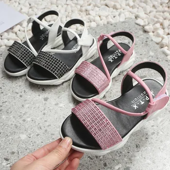 Girls Kids Shoes Sandals Fashion Diamond Black Pink Children Sandal Non-slip Student Toddler Baby Shoe 2019 Summer Hot
Girls Kids Shoes Sandals Fashion Diamond Black Pink Children Sandal Non-slip Student Toddler Baby Shoe 2019 Summer Hot