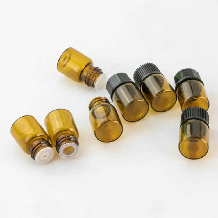 10pcs 2ml Mini Amber Glass Bottle with Orifice Reducer and Cap Small Essential Oil Vials
10pcs 2ml Mini Amber Glass Bottle with Orifice Reducer and Cap Small Essential Oil Vials