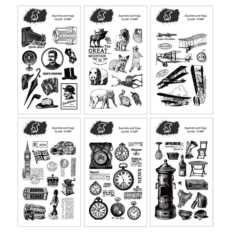 Vintage clear stamps Animal Girl Clock rubber stamps / seal for diy scrapbooking paper card making decoration tools craft stamp
Vintage clear stamps Animal Girl Clock rubber stamps / seal for diy scrapbooking paper card making decoration tools craft stamp