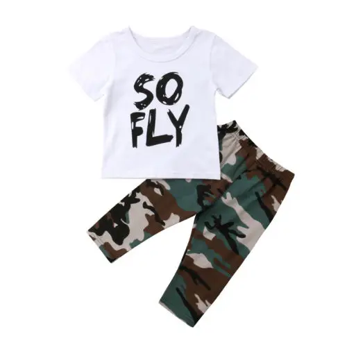 Fashion Toddler Camouflage Kid Baby Boys Clothes Print Cotton Top T-shirt Pants Leggings Outfits Set Clothing
Fashion Toddler Camouflage Kid Baby Boys Clothes Print Cotton Top T-shirt Pants Leggings Outfits Set Clothing