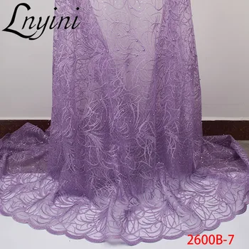 High Quality African Mesh Lace with Beads/Sequins 2019 Nigeria Net Lace Fabric French Tulle Mesh Lace for Wedding Party L2600B-7
High Quality African Mesh Lace with Beads/Sequins 2019 Nigeria Net Lace Fabric French Tulle Mesh Lace for Wedding Party L2600B-7