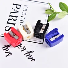 5 Pcs Kawaii Bleistift Spitzer Papeleria Sacapuntas maquillaje apontador de lapis Briefpapier Zufällige Farbe(China)