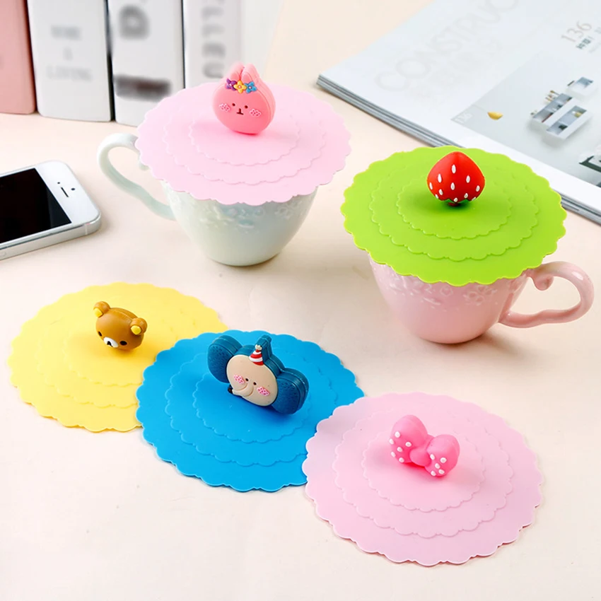 Cartoon Anti-Dust Silicone Lids Tea Cup Cute Silicone Leakproof Cup Lid Heat Resistant Reusable Sealed Cover Kitchen Accessories
Cartoon Anti-Dust Silicone Lids Tea Cup Cute Silicone Leakproof Cup Lid Heat Resistant Reusable Sealed Cover Kitchen Accessories