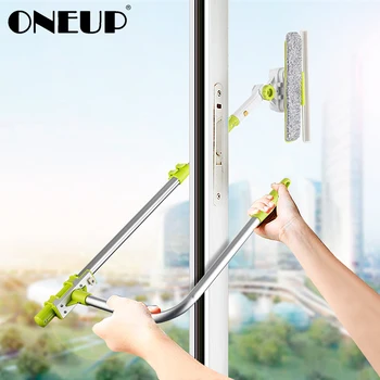 ONEUP High-rise Window Glass Cleaner Brush Telescopic Multifunction Home Scrubber Microfiber Window Rotating Head Cleaning Brush
ONEUP High-rise Window Glass Cleaner Brush Telescopic Multifunction Home Scrubber Microfiber Window Rotating Head Cleaning Brush