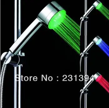 CY8008-A12 Automatic Temperature Sensor LED Hand Showers 3 Color LED Hand Shower Water Powered LED Bathroom Shower Head
CY8008-A12 Automatic Temperature Sensor LED Hand Showers 3 Color LED Hand Shower Water Powered LED Bathroom Shower Head