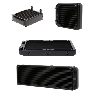 120mm Aluminum Computer Radiator Water Cooler 10 Tube CPU Heat Sink Exchanger Hot High Quality
120mm Aluminum Computer Radiator Water Cooler 10 Tube CPU Heat Sink Exchanger Hot High Quality
