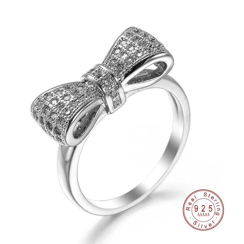2019 Hot 925 Silver Color Bow Knot Stackable Ring With Cubic Zircon Fits Brand Ring For Women Engagement Ring Femme Jewelry
2019 Hot 925 Silver Color Bow Knot Stackable Ring With Cubic Zircon Fits Brand Ring For Women Engagement Ring Femme Jewelry