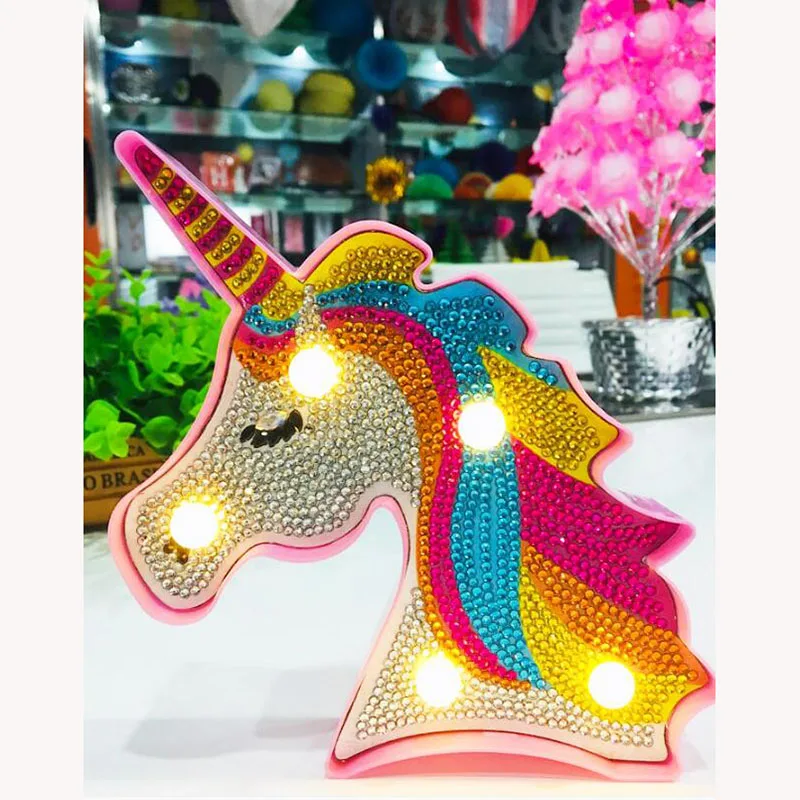 Hot Sale 5d Diy Led Diamond Painting Cartoon Animal Unicorn night light Round Drill bedside decoration Embroidery Carton Crystal
Hot Sale 5d Diy Led Diamond Painting Cartoon Animal Unicorn night light Round Drill bedside decoration Embroidery Carton Crystal