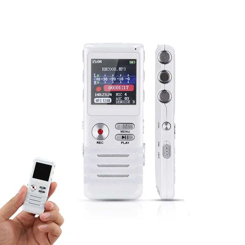 8GB USB Digital Audio Voice Activated Recorder Professional Mini Dictaphone Digital Recording Pen MP3 Player Grabadora de Voz
8GB USB Digital Audio Voice Activated Recorder Professional Mini Dictaphone Digital Recording Pen MP3 Player Grabadora de Voz