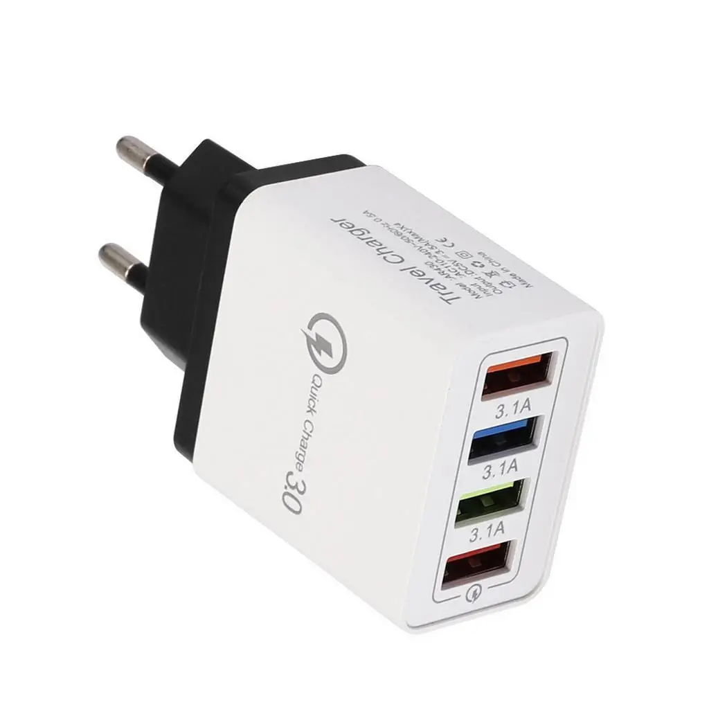 4 USB Port Colorful Charger 3A 5100 mA Travel 5V Charging Head for Mobile EU Phone iPad Home, Casual 5V
4 USB Port Colorful Charger 3A 5100 mA Travel 5V Charging Head for Mobile EU Phone iPad Home, Casual 5V