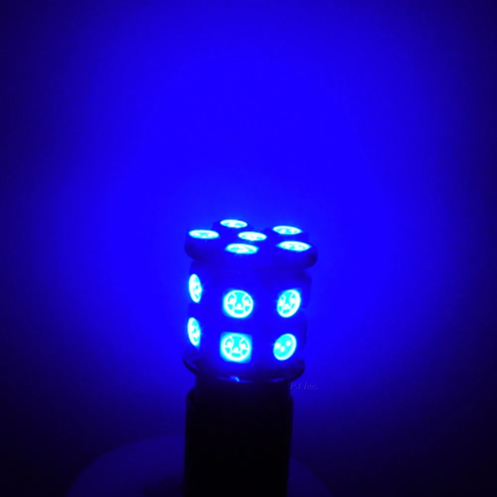 LED Turn Signal Side Marker Back Up Light Tail Light Bulb 20SMD BLUE