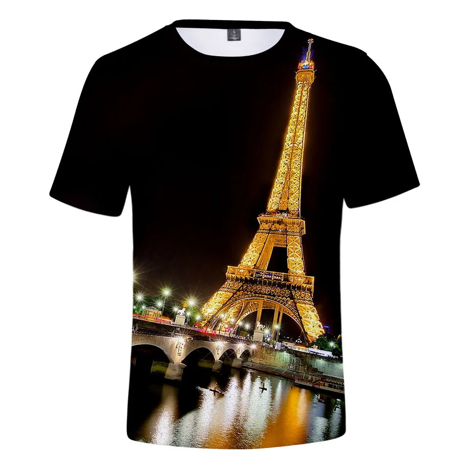 3D France Paris Eiffel Tower Print Men Tshirt Boy/Girl Leisure Tshirt Fashion Summer Short Sleeve Black Wild Couple T shirt
3D France Paris Eiffel Tower Print Men Tshirt Boy/Girl Leisure Tshirt Fashion Summer Short Sleeve Black Wild Couple T shirt