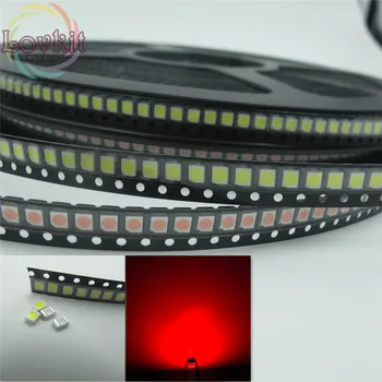1000pcs/Lots Red LED 1210 3528 PLCC-2 SMD Ultra Bright Light Emitting diodes 1.8-2.1 620-630NM SMD/SMT Chip lamp beads Wholesale
1000pcs/Lots Red LED 1210 3528 PLCC-2 SMD Ultra Bright Light Emitting diodes 1.8-2.1 620-630NM SMD/SMT Chip lamp beads Wholesale