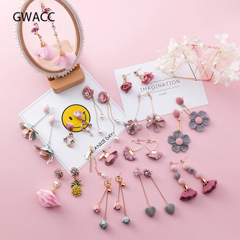 GWACC Red Flower Tassel Pearl Earrings Fashion Vintage Red Flower Petal Imitation Long Drop Earrings for Women Wedding Jewelry
GWACC Red Flower Tassel Pearl Earrings Fashion Vintage Red Flower Petal Imitation Long Drop Earrings for Women Wedding Jewelry