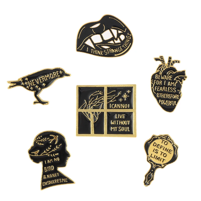 Модная эмалированная заколка с рисунком в стиле ретро | Украшения и аксессуары