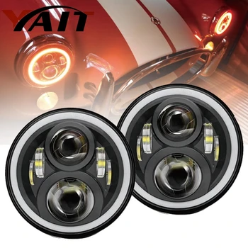 Yait For uaz4x4 Jungle Hunter 7 Inch Round LED Projector Headlight with DRL for Jeep Wrangler JK TJ LJ CJ
Yait For uaz4x4 Jungle Hunter 7 Inch Round LED Projector Headlight with DRL for Jeep Wrangler JK TJ LJ CJ