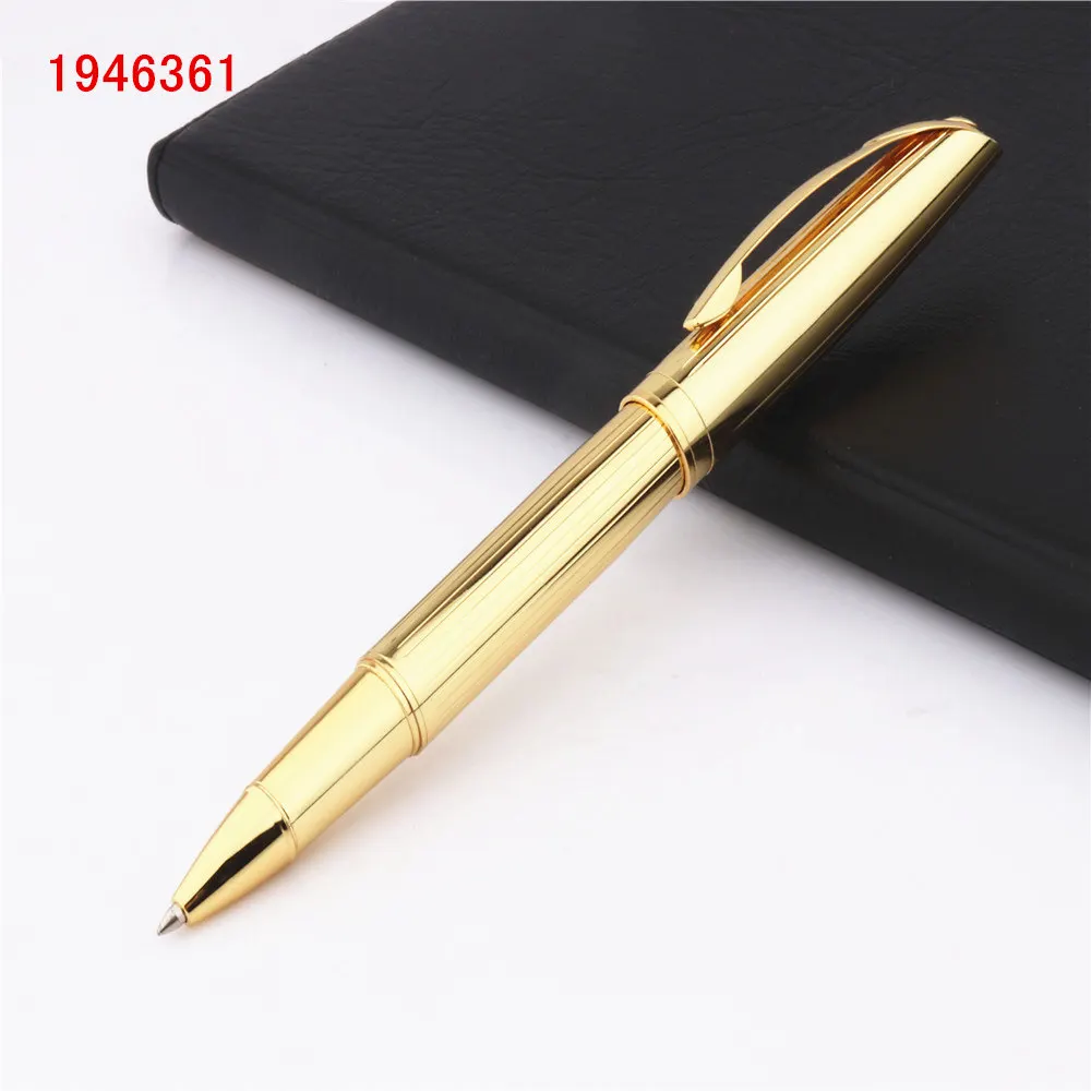 Luxury quality 860 Golden Straight stripes Business office Medium nib Ballpoint Pen New Student School Office Stationery
Luxury quality 860 Golden Straight stripes Business office Medium nib Ballpoint Pen New Student School Office Stationery