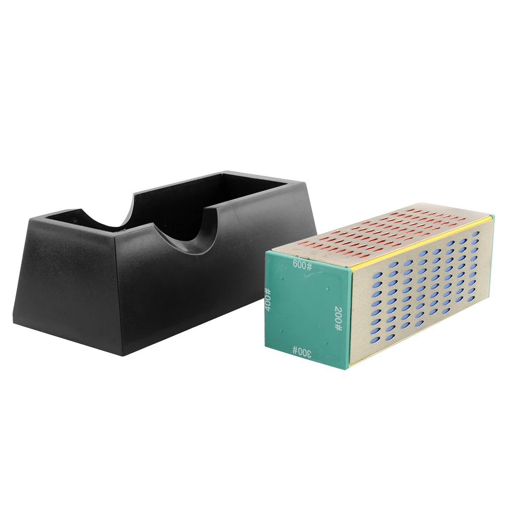 NOCM-Quick Easy use Diamond Sharpening Stone Whetstone blade Cutter Sharpener Block 4 Grit Sides Tool New
NOCM-Quick Easy use Diamond Sharpening Stone Whetstone blade Cutter Sharpener Block 4 Grit Sides Tool New