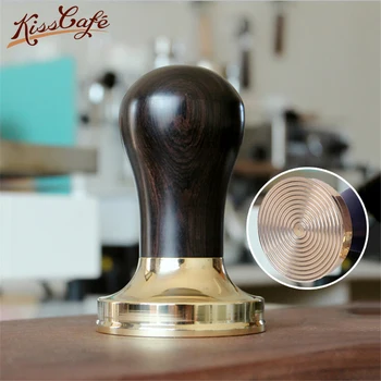 51/58/58.3MM 304 Stainless Steel Base Wooden Handle Tamper Coffee Golden pedestal Powder Hammer Customizd Coffee Accessories CIQ
51/58/58.3MM 304 Stainless Steel Base Wooden Handle Tamper Coffee Golden pedestal Powder Hammer Customizd Coffee Accessories CIQ