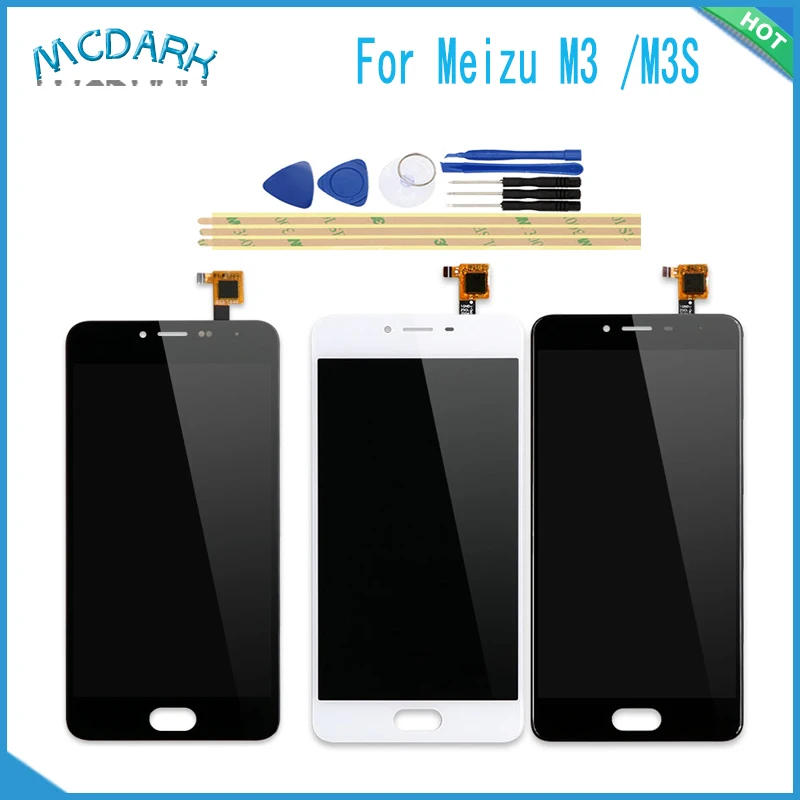 Mcdark For Meizu M3 LCD Display + Touch screen Digitizer Assembly Replacement For Meizu M3 Phone With Tools
Mcdark For Meizu M3 LCD Display + Touch screen Digitizer Assembly Replacement For Meizu M3 Phone With Tools